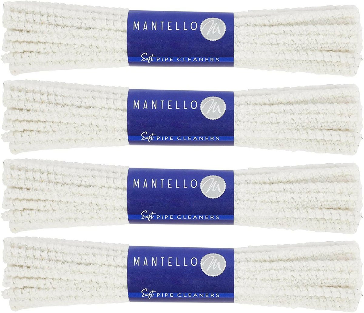 Mantello soft-bristle pipe cleaners 176 count 6 inch