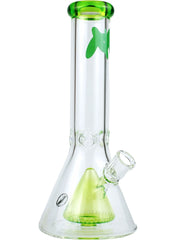 12" x 7mm Slitted Pyramid Beaker by Maverick Glass