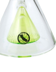 12" x 7mm Slitted Pyramid Beaker by Maverick Glass