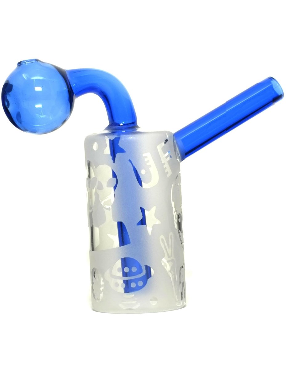 4.5" Glass Oil Burner Water Pipe - Simple Glass Pipe