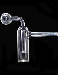 Oil burner pipe vial tube shaped glass Bubbler Water pipe - Simple Glass Pipe