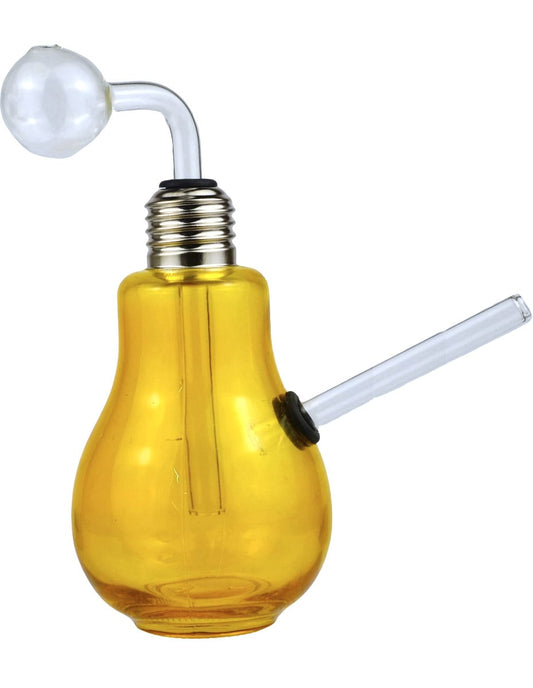 6" Inches Light Bulb Design Oil Burner Bubbler