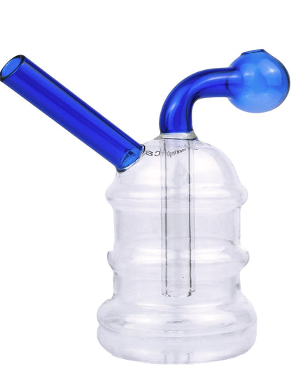 4.5" Water Jug Glass Oil Burner Bubbler Pipe