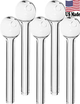 6" Glass Oil Burner Pipe  Bulk Discounts Made in USA