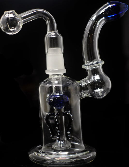 Glass Oil Burner Water Bong Glass Oil Burner Pipes Thick Clear Tube Small  Bubbler Bong Mini Dab Rigs for Smoking Bongs (Clear) : : Home &  Kitchen