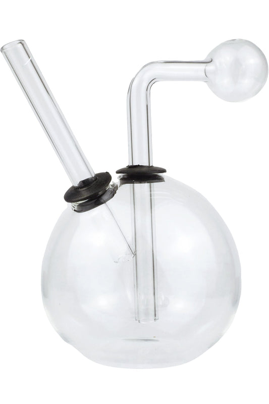 Ball Shaped  oil Burner Bubbler Waterpipe 1ct