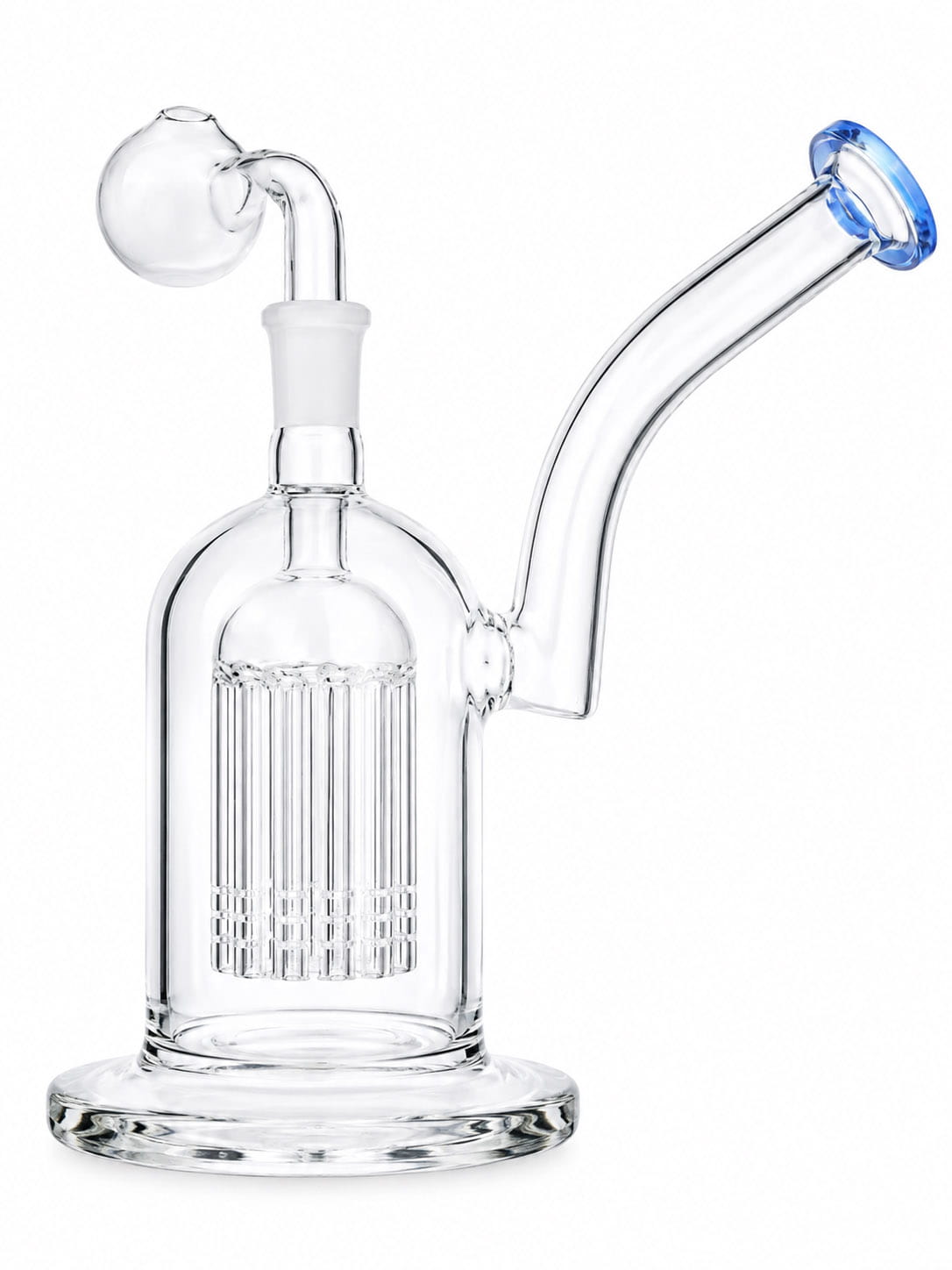 14mm clear glass tree perc water pipe
