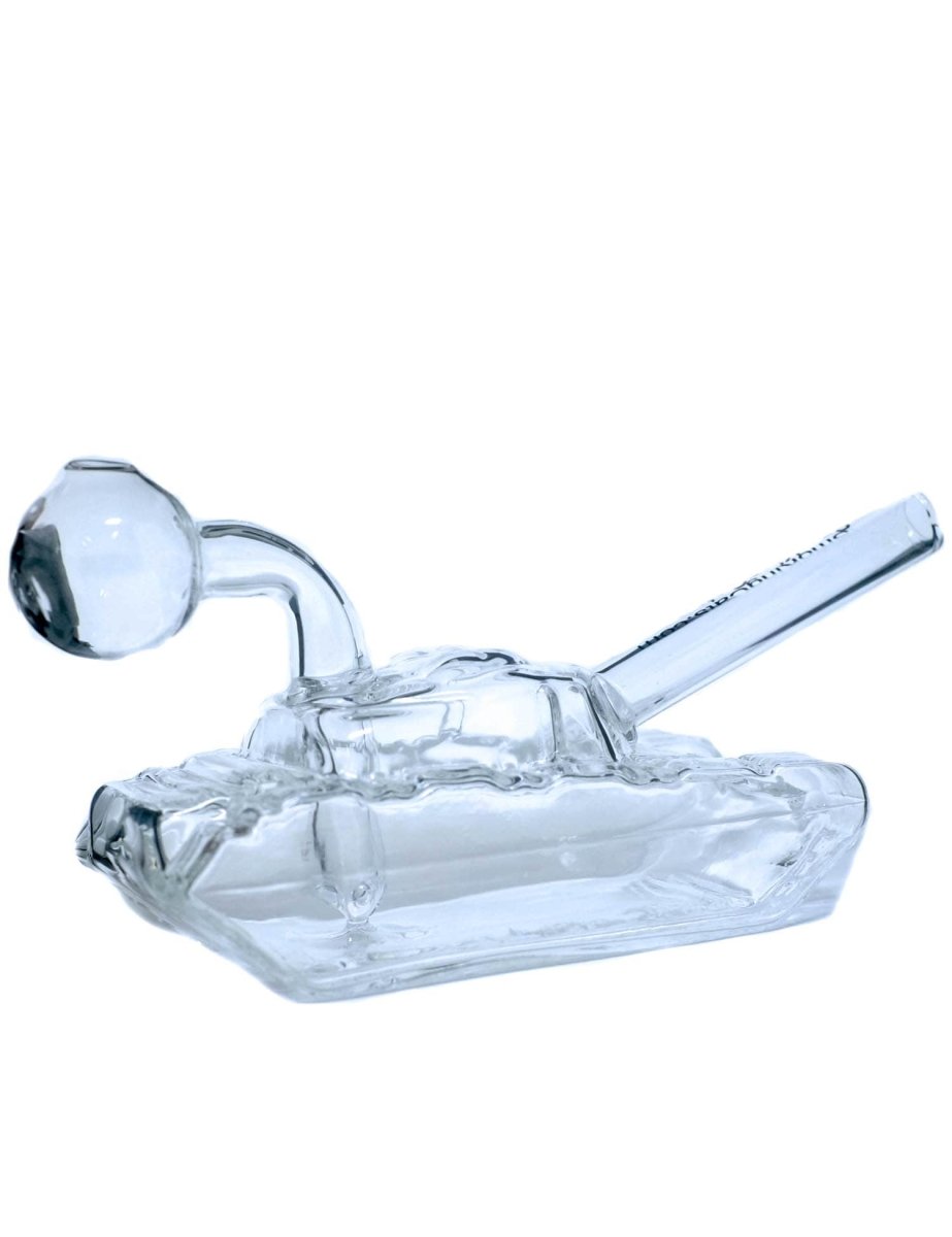 6" Glass Tank Oil Burner Water Pipe - Simple Glass Pipe