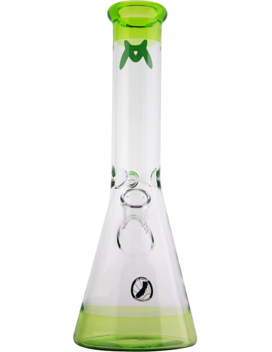 12" Ooze Color Beaker Glass Bong by Maverick Glass - Simple Glass Pipe