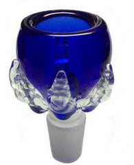 Glass on Glass Dragon Claw Male Joint Bowl - Simple Glass Pipe