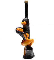 Pole Dance Women 4 inch Tall Ceramic Pipe - Simple Glass Pipe