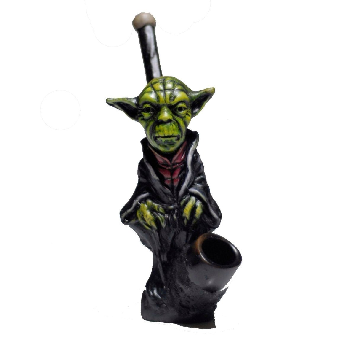 4-inch Yoda ceramic tobacco pipe