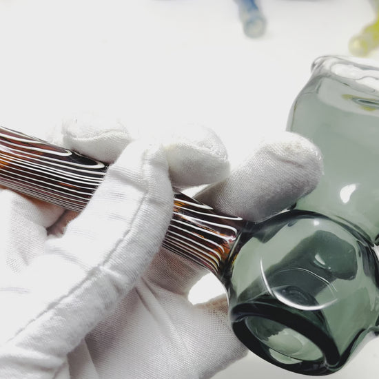 Glass Axe hand pipe