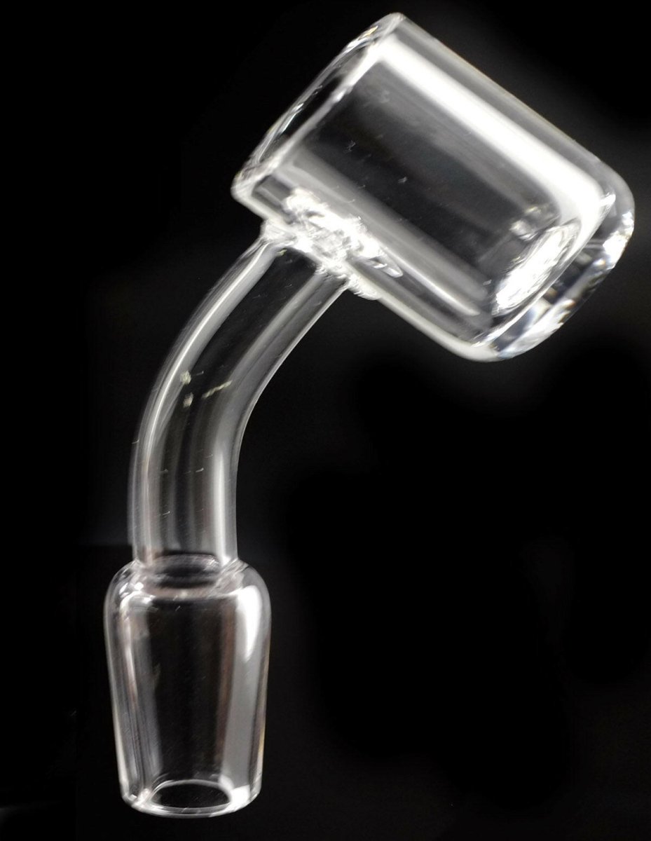 45-degree quartz bucket banger side view