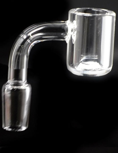 90 Angle Quartz Bucket Banger Male - Simple Glass Pipe