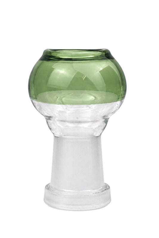 Green Glass Concentrate Dome –  14mm - Set of 2