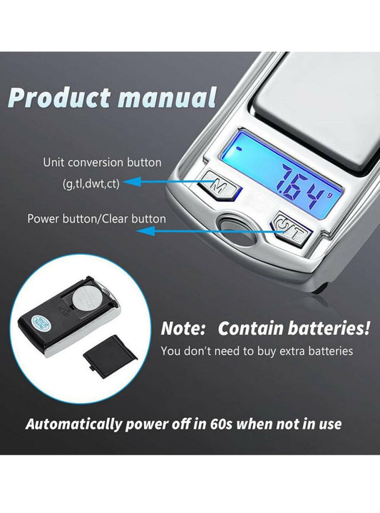 Mini Portable Gram Scale 200g/ 0.01g Mini Digital Pocket Scale Car Key Shape Electronic Scale - Simple Glass Pipe