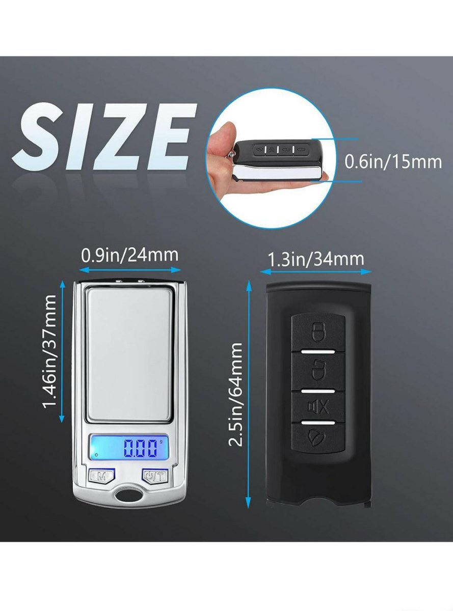 Mini Portable Gram Scale 200g/ 0.01g Mini Digital Pocket Scale Car Key Shape Electronic Scale - Simple Glass Pipe