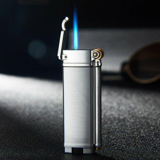 FOCUS Flint Wheel Windproof Single Jet Cigarette Lighter - Simple Glass Pipe