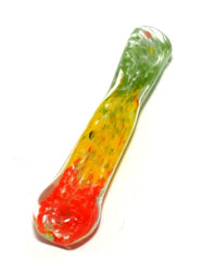 3.5" RASTA Glass Chillum Pipe - Simple Glass Pipe