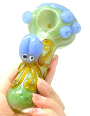 5" Gaint Squid Glass Spoon Pipe - Simple Glass Pipe