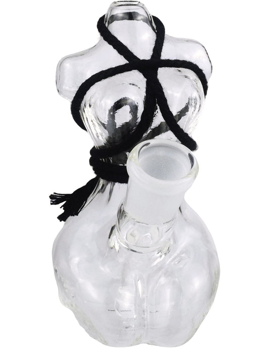 6" Glass Shibari Oil Burner Water Pipe