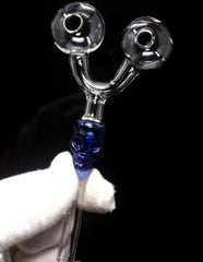 5" Glass Slingshot SKull Oil burner Pipe