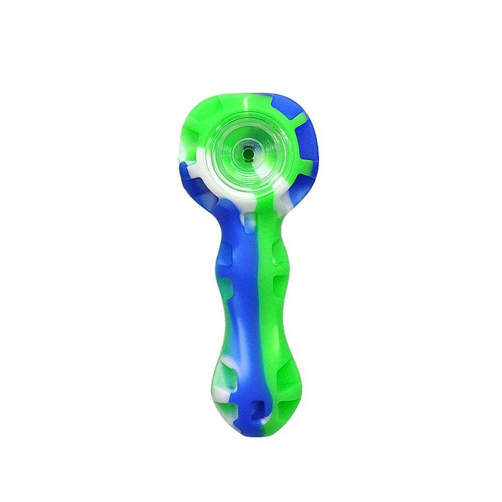 4" Silicone Tobacco SPoon Pipe - Simple Glass Pipe