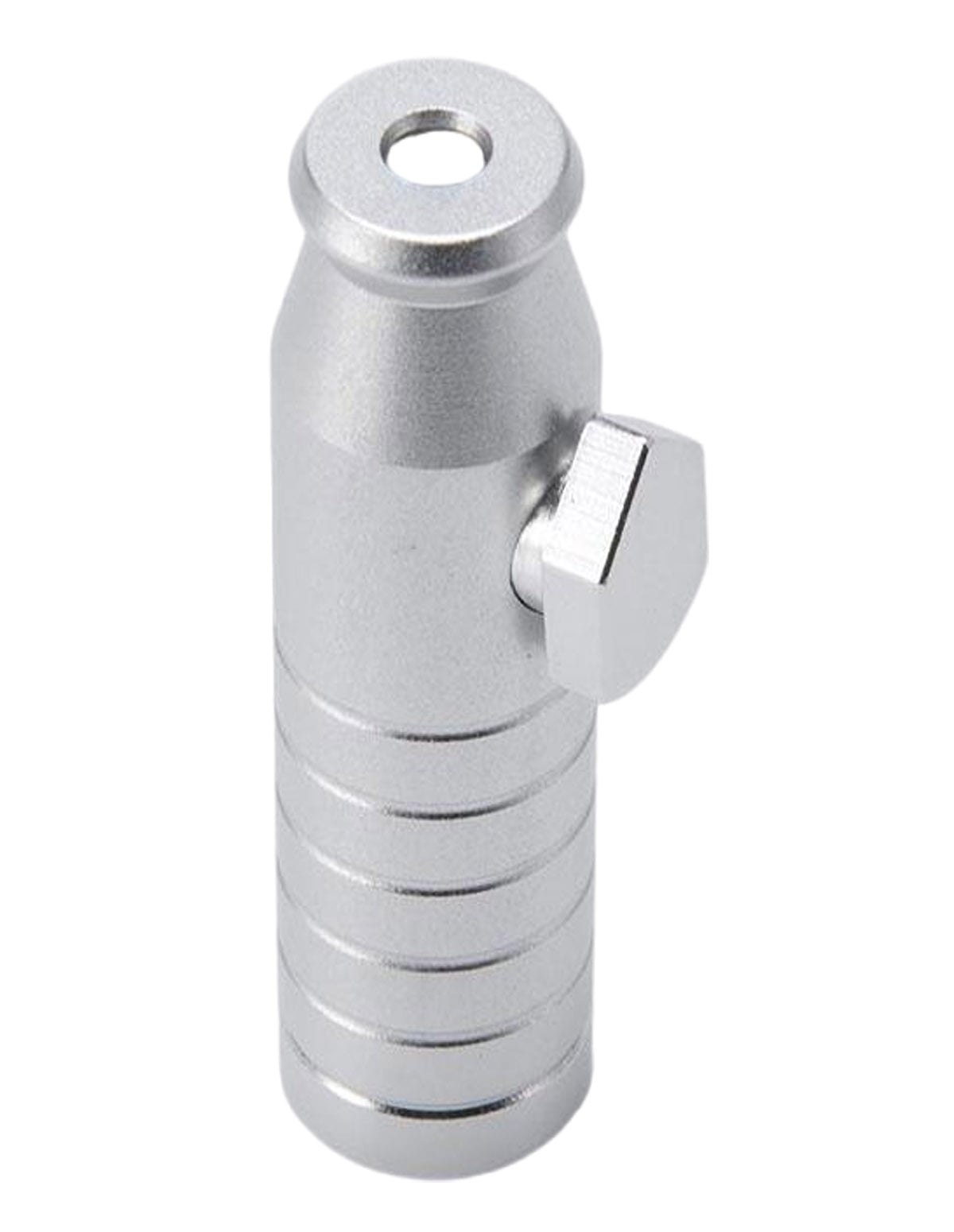 silver aluminum twist-valve snuff bullet