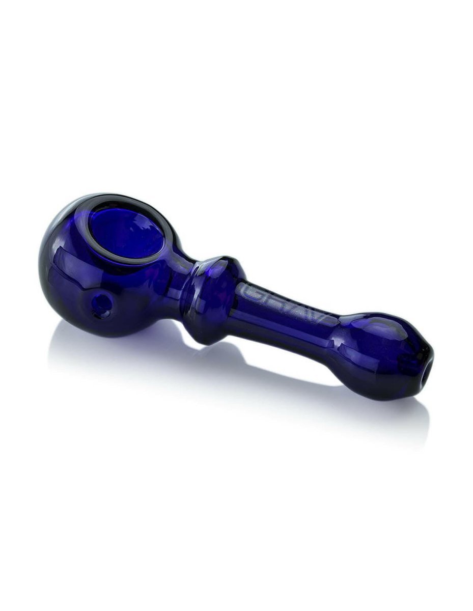 4.5" GRAV® Bauble Spoon - Blue - Simple Glass Pipe