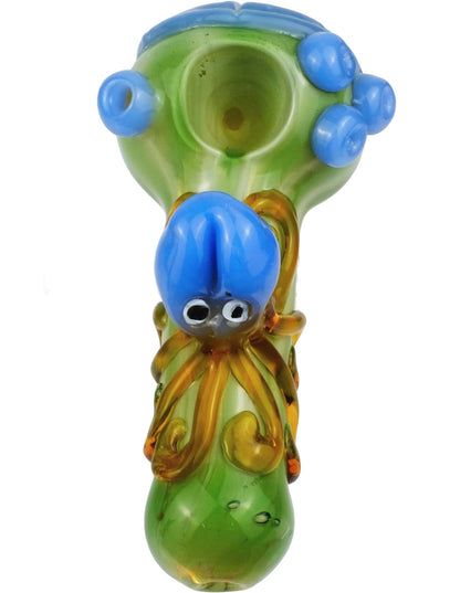 5 inch giant squid glass spoon pipe