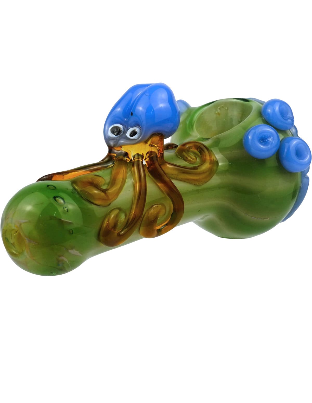 giant squid glass pipe side view