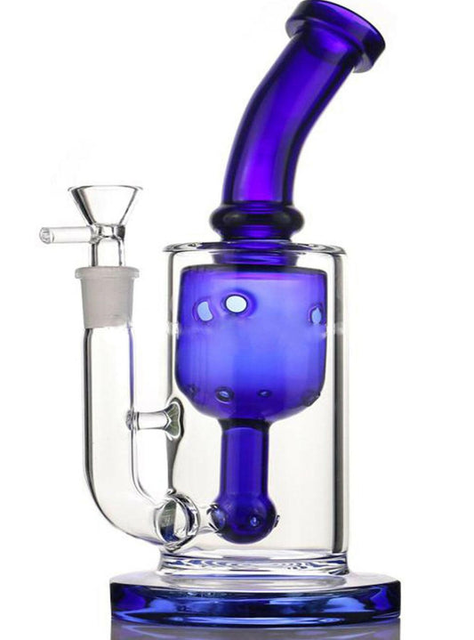 9" Glass Water Pipe Bong Pipe - Simple Glass Pipe