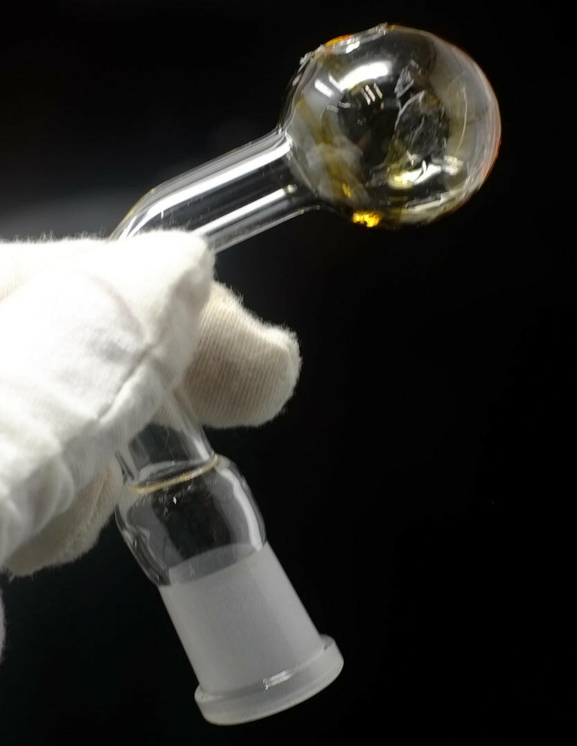 18mm glass oil burner attachment with round bowl