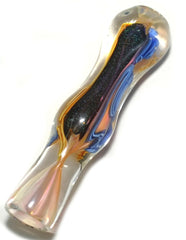 3.5" Fumed Glass Chillum Pipe - Simple Glass Pipe