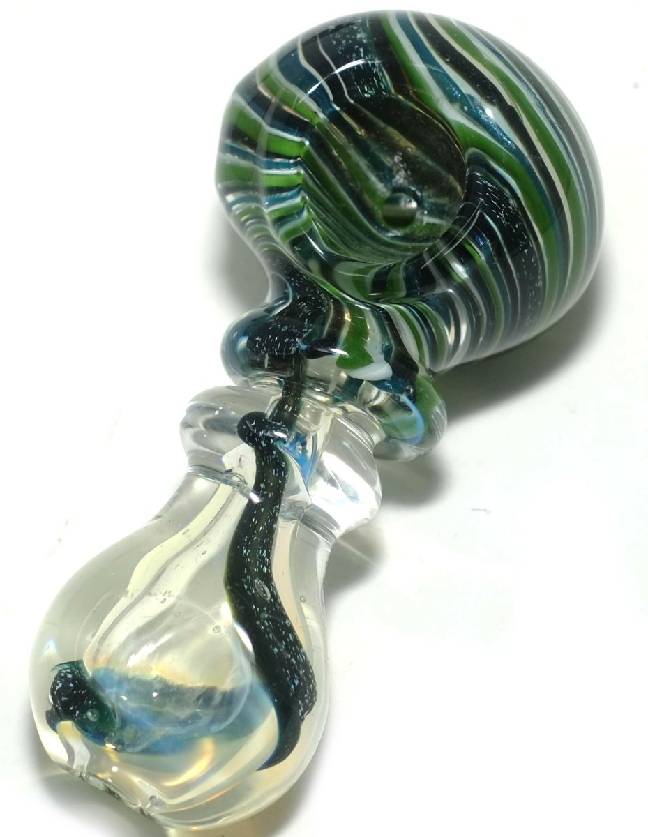 3"dichro hand Spoon pipe - Simple Glass Pipe