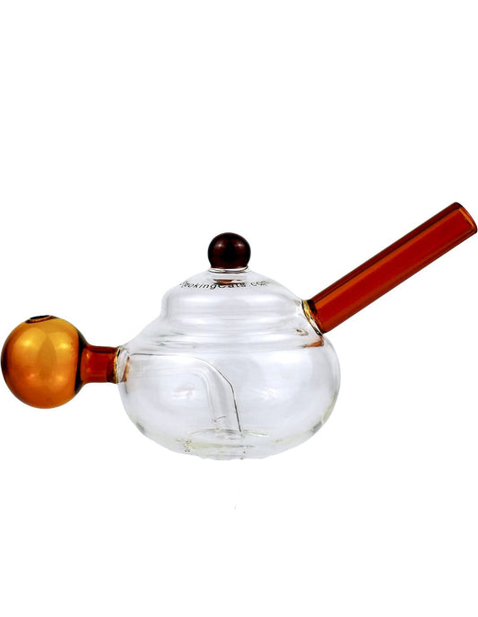 4" Teapot Glass Oil Burner Water Pipe