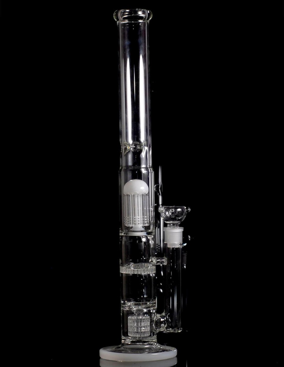 19" 8 arm tree perc honeycomb cage percolator water pipe - Simple Glass Pipe