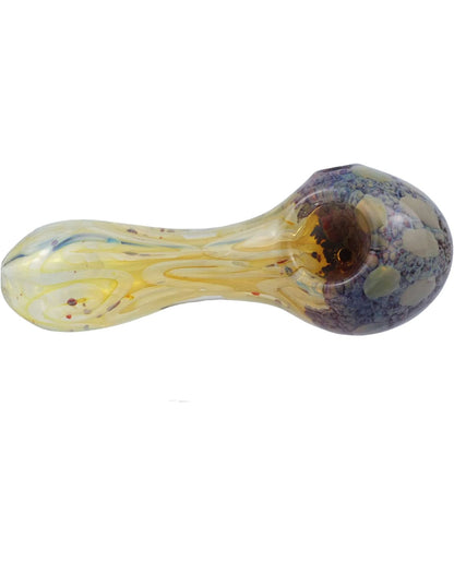 heavy glass spoon pipe alternate view