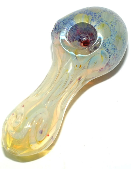 5" Pretty Glass hand Spoon pipe - Simple Glass Pipe