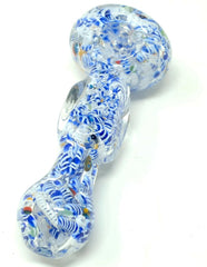 4.5" Glass Hand Spoon Pipe - Simple Glass Pipe