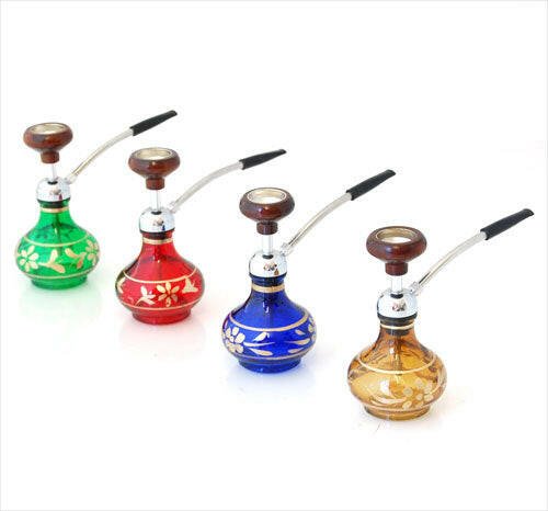 Mini 5" Portable Hookah Pipe - Simple Glass Pipe