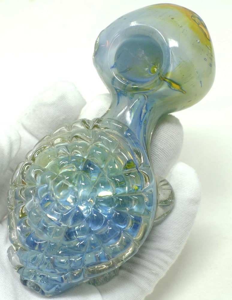 5" Glass Turtle Spoon Pipe - Simple Glass Pipe