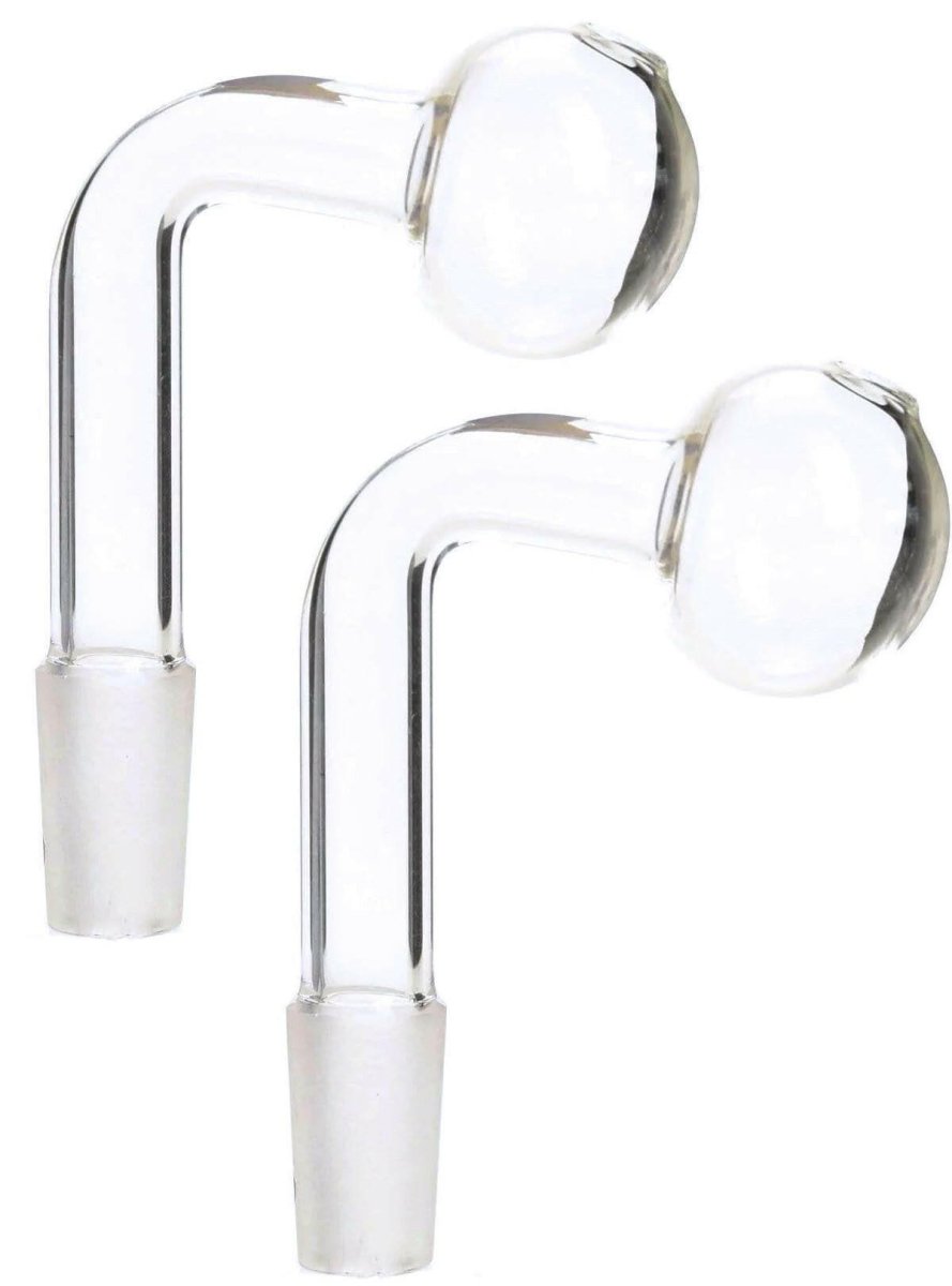 glass oil burner attachment installed on compatible water pipe