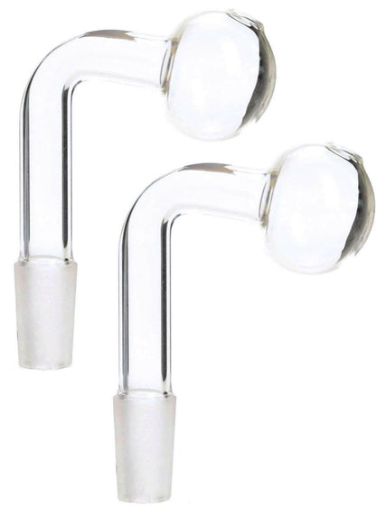 glass oil burner attachment installed on compatible water pipe