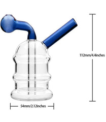 4.5" Water Jugs Glass Oil Burner Bubbler Pipe