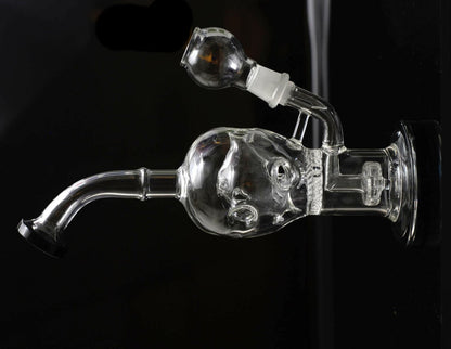 9" Circular Recycler Honeycomb Filter Faberge Egg Matrix Perc Water Pipe - Simple Glass Pipe