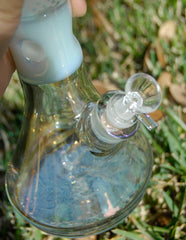 12" 7 mm Thick Glass Beaker Glass Bong - Simple Glass Pipe