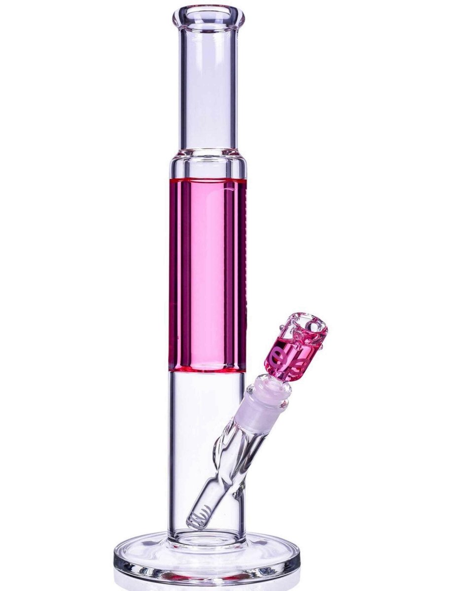 16-inch freezable glycerin coil glass bong