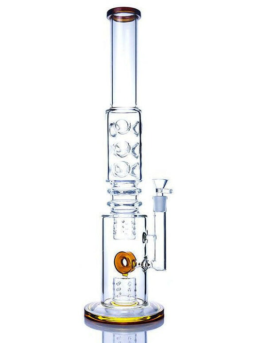 20" Straight Ice Catcher Glass Water Bong - Simple Glass Pipe